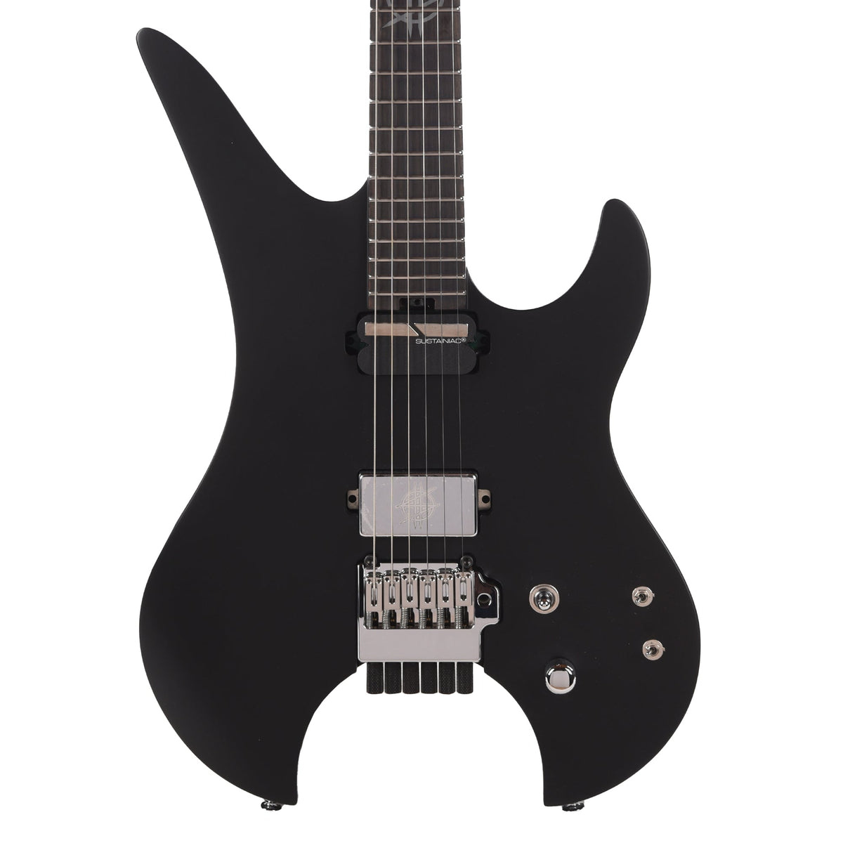 Schecter Synyster Gates Custom-6 TR-S Headless Electric Guitar Satin Black