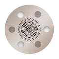 ThermaSol Serenity Light, Sound, Rain System Round - 82 Jets, Chromatherapy, Audio Enhancements (Polished Nickel)