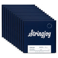 Stringjoy 5-String Electric Bass Light Gauge Long Scale 45-125 12 Pack Bundle