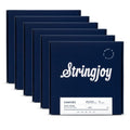 Stringjoy 5-String Electric Bass Light Gauge Long Scale 45-125 6 Pack Bundle