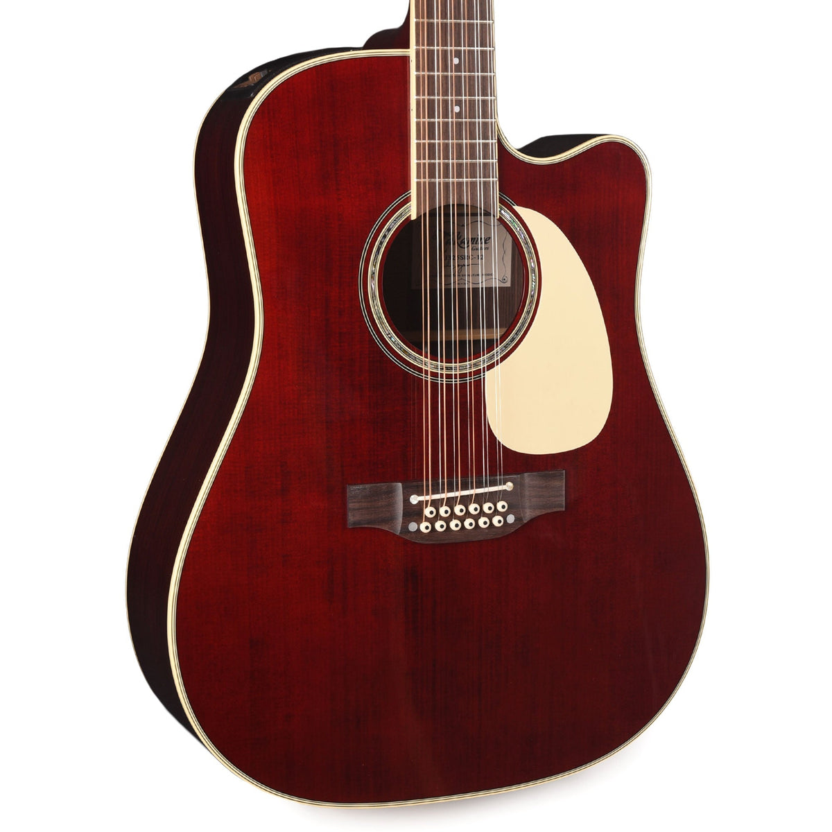 Takamine John Jorgenson Model 12-String Dreadnought Cutaway Red