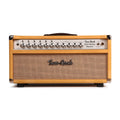 Two Rock Silver Sterling Signature 100W Head Silver Anodize Chasis Gold Suede w/ Cane Grill
