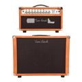 Two Rock Classic Reverb Signature 40W Head and 1x12 Cabinet Golden Brown Suede w/ Oxblood Grill Cloth Bundle
