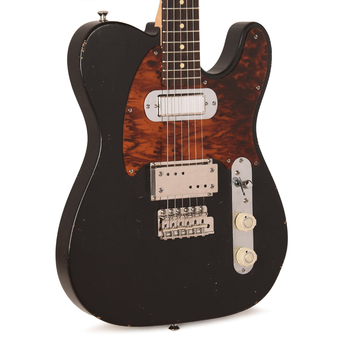 Waterslide T-Style Coodercaster Aged Black Nitro w/ Lollar Lap Steel & Mini Broiler Pickups