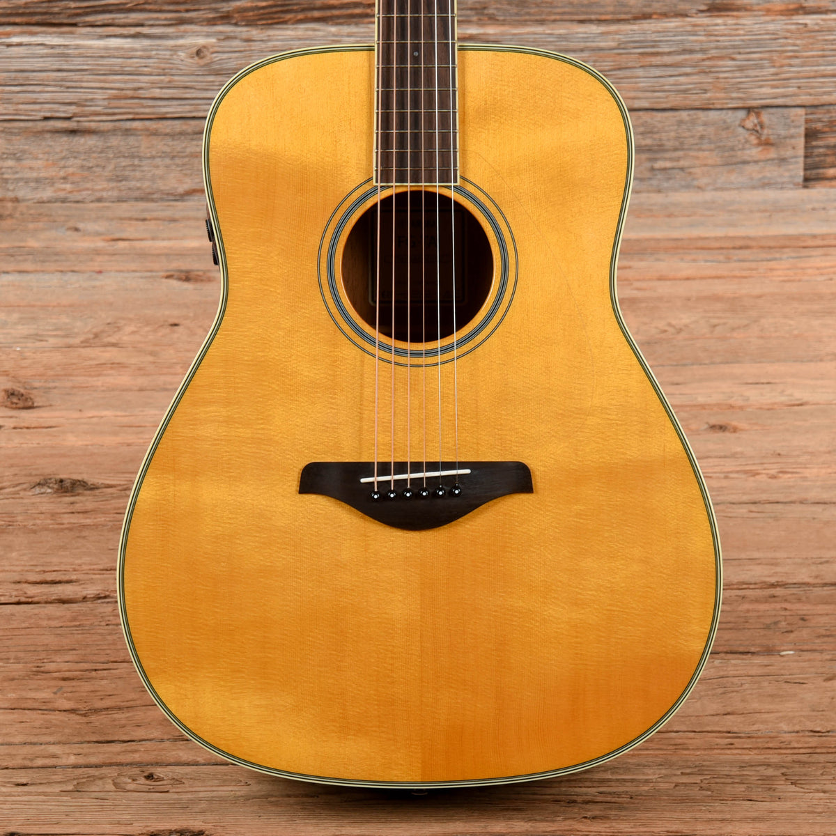 Yamaha FG-TA TransAcoustic Dreadnought Vintage Tint