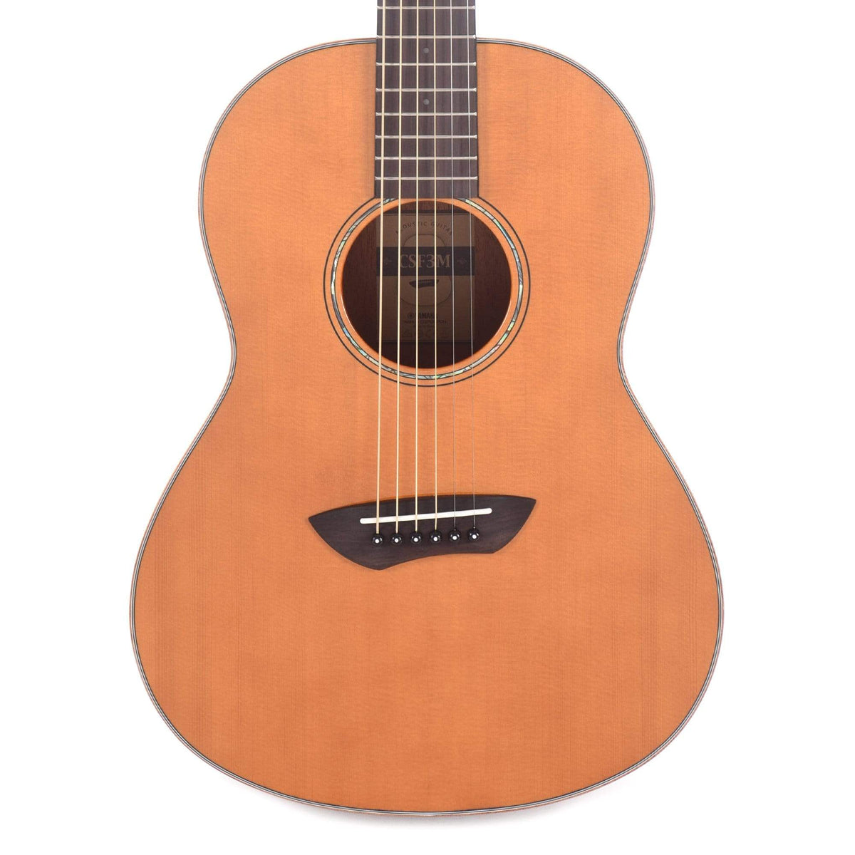 Yamaha CSF3M Parlor Acoustic/Electric Guitar Natural